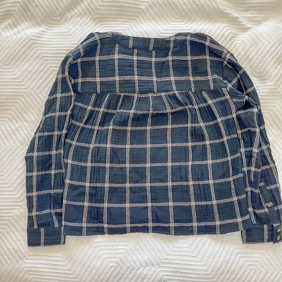 BRAND NEW | Madewell | Lightspun Evert Top in Windowpane - Picture 5 of 9